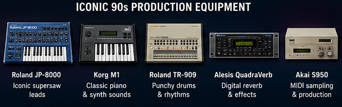 iconic production equipment of the 90s
