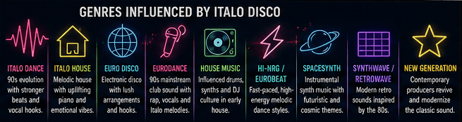 genres influenced by italo disco