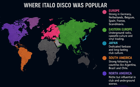 where italo disco was popular